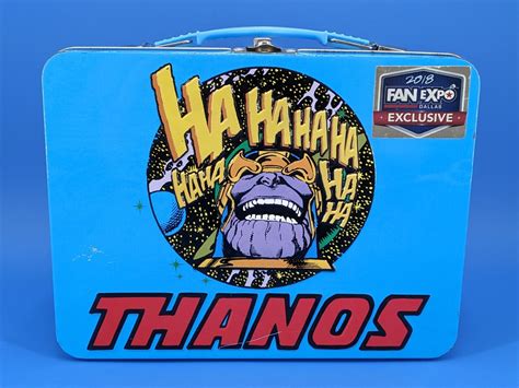 Thanos Fan Expo 2018 Dallas Exclusive Marvel comics Metal Tin 